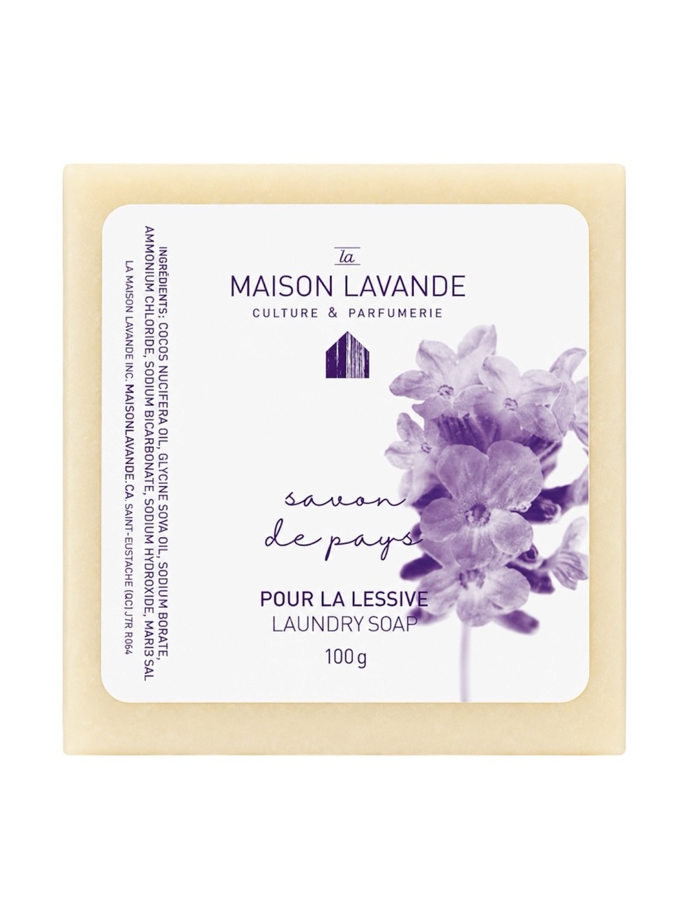 LA MAISON LAVANDE LAUNDRY SOAP 100G - BRAND NEW